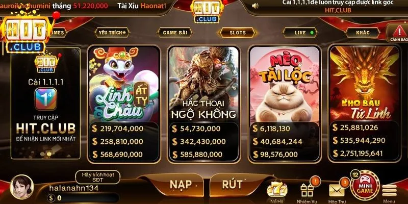 Dòng game Slot tại kho game nổi tiếng với quỹ thưởng Jackpot khổng lồ 