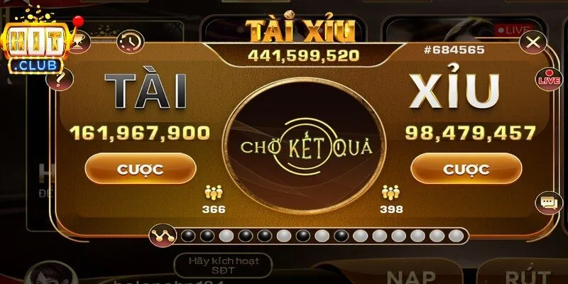 Tài Xỉu (Sicbo) tại Hitclub là trò chơi nổi tiếng với nhiều điểm hấp dẫn