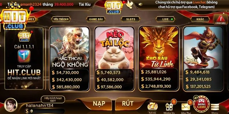 Hitclub là thương hiệu giải trí uy tín, đáng tin cậy trên thị trường
